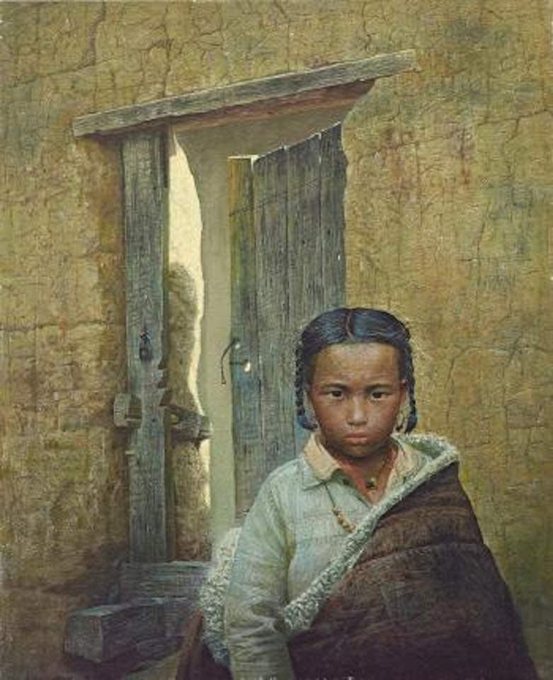 The Tibetan kid by Luo Zhongli