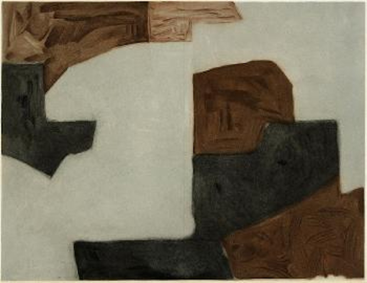 Composition brune, grise et noire by Serge Poliakoff