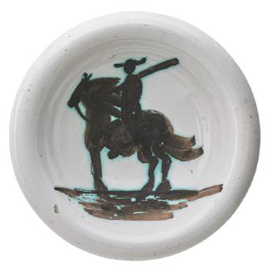 Picador ashtray by Pablo Picasso