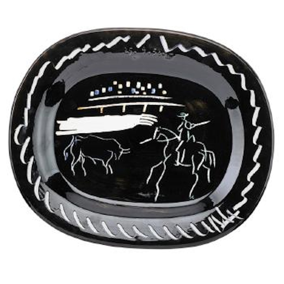 Corrida plate by Pablo Picasso