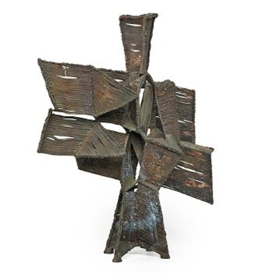Freeform geometric  sculpture by Harry Bertoia