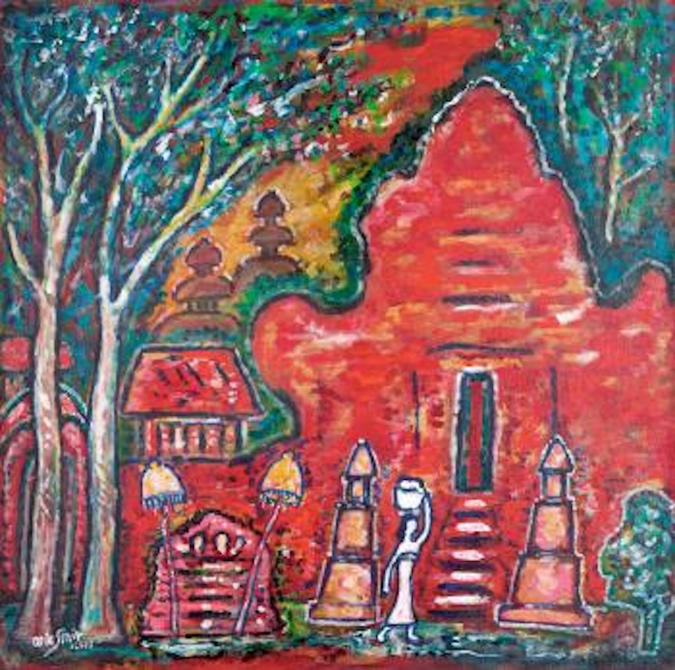 In the village by Arie Smit