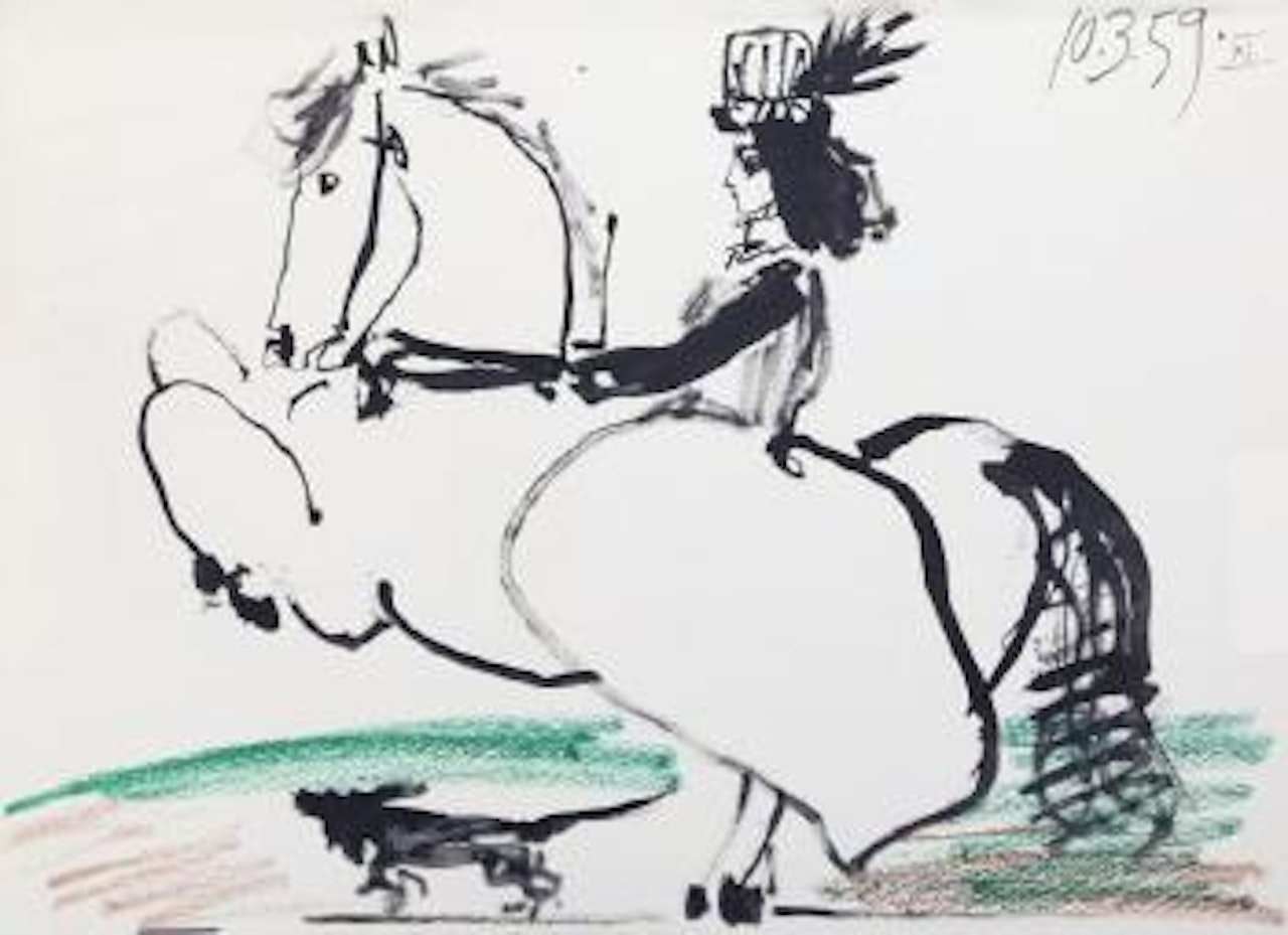 Toros y Toreros 34 by Pablo Picasso