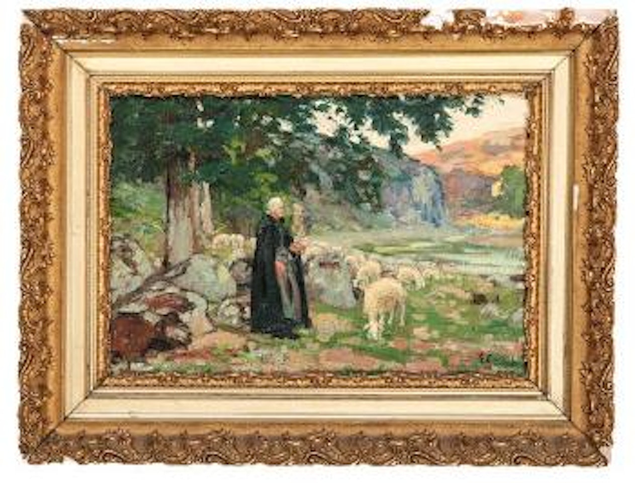 Landscape with Sheep by Othon Friesz