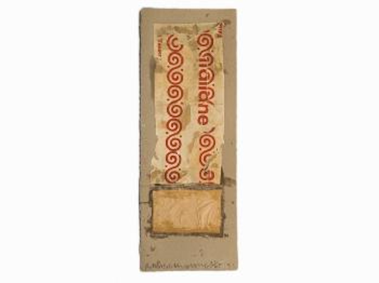 Shirtboard by Robert Rauschenberg