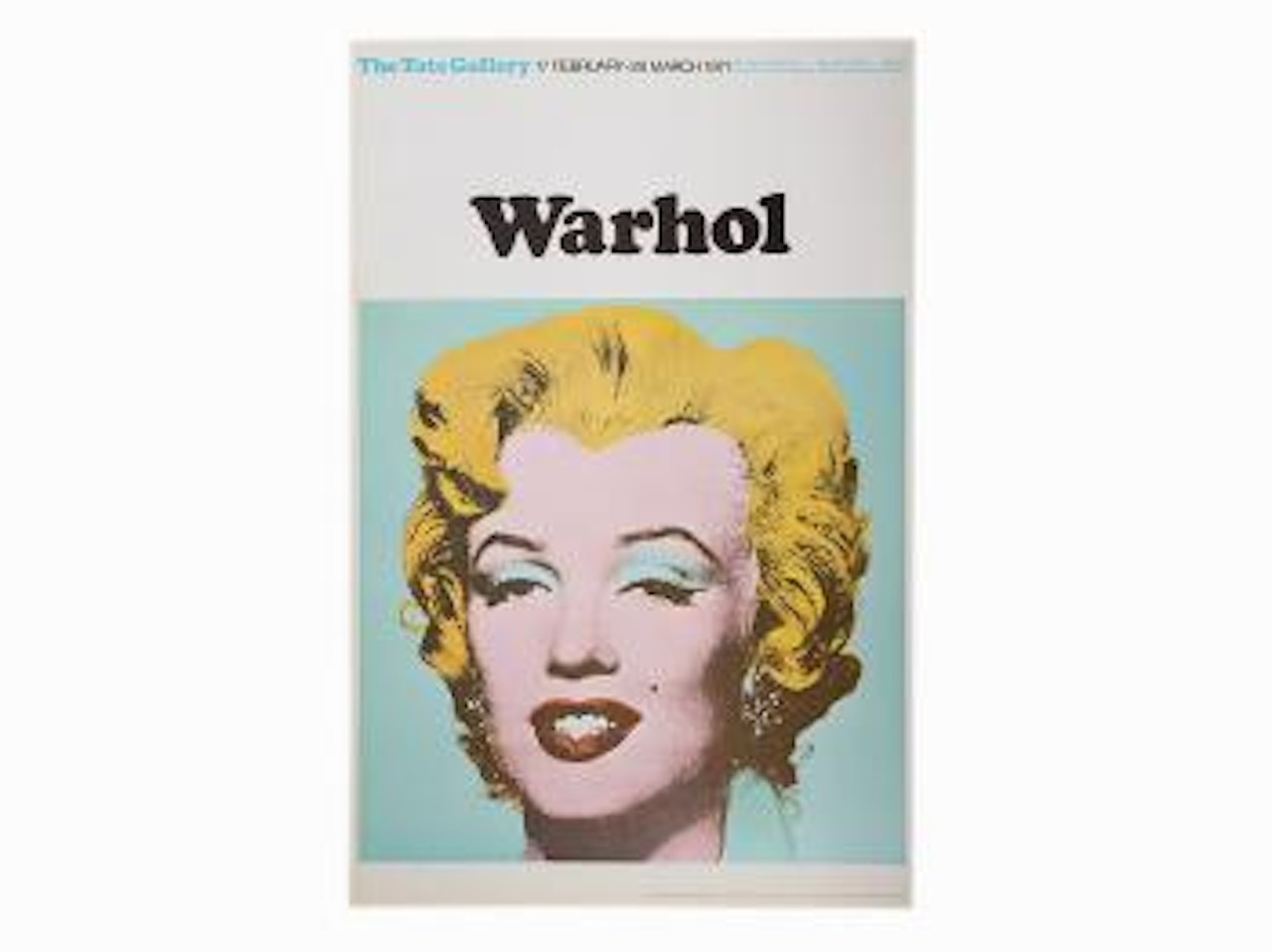 Exhibition Poster: Tate Gallery by Andy Warhol