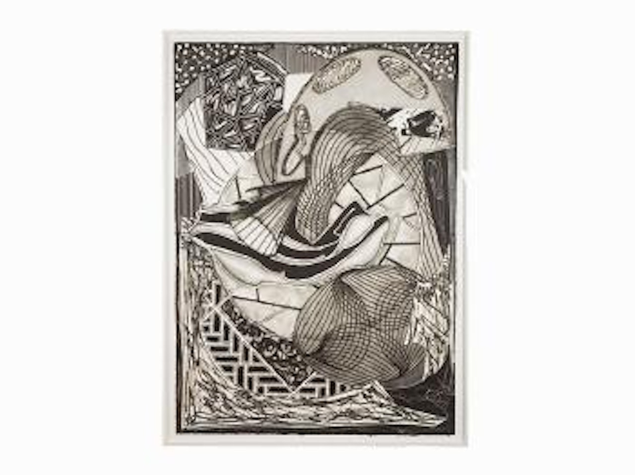 The Cabin, Ahab and Starbuck by Frank Stella