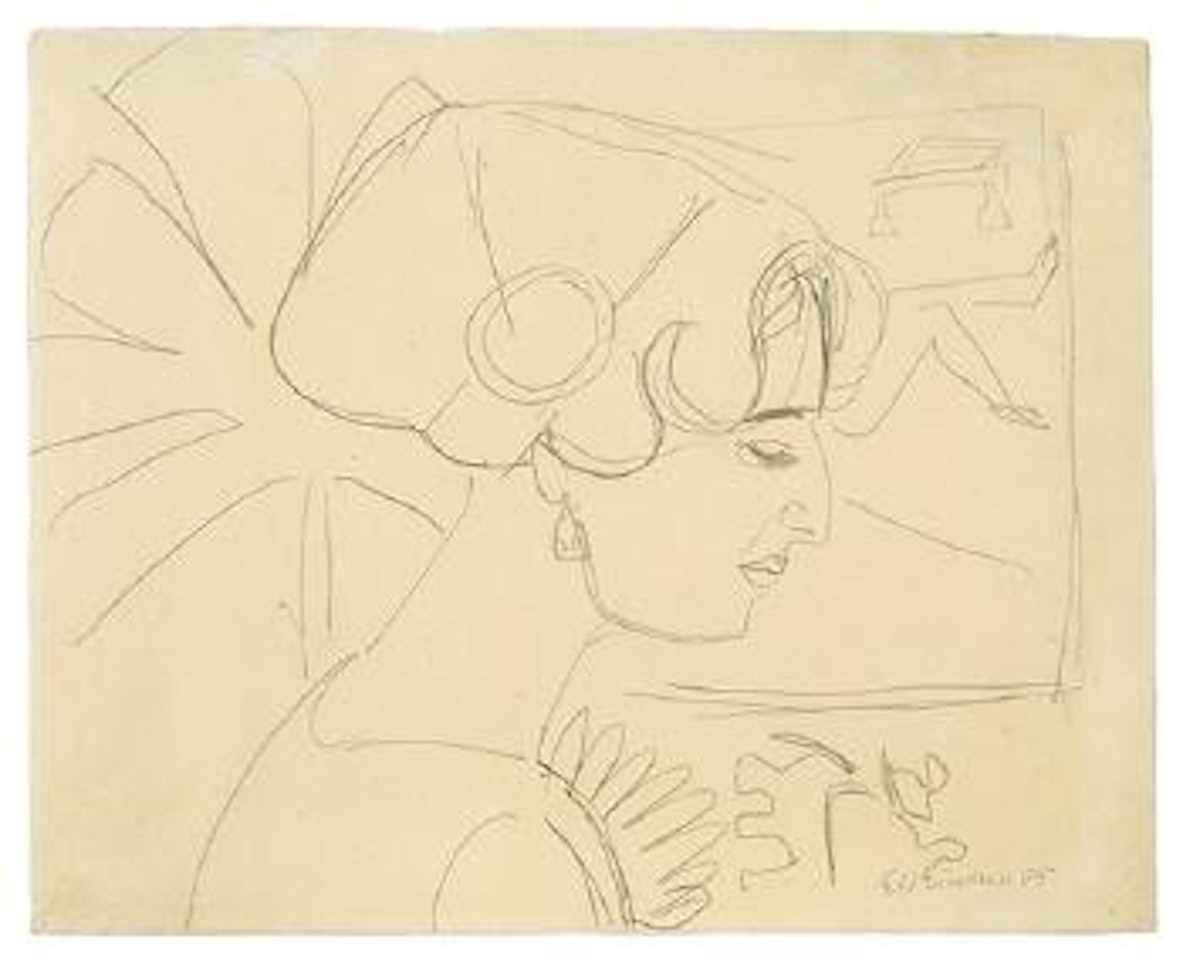 Kopf Dodo by Ernst Ludwig Kirchner