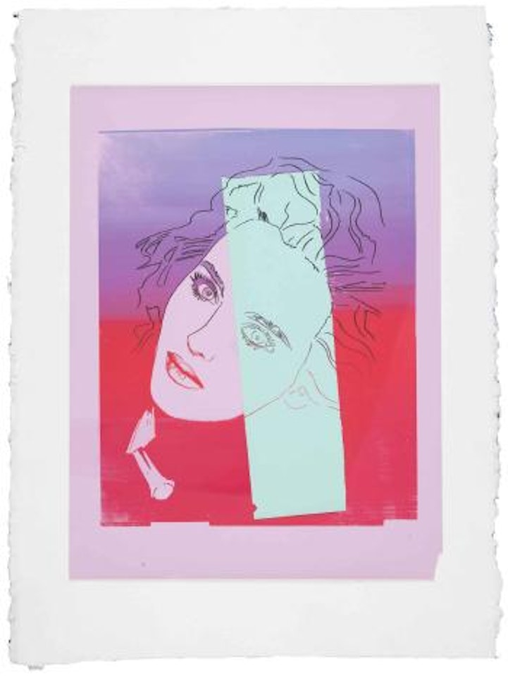 Isabelle Adjani by Andy Warhol