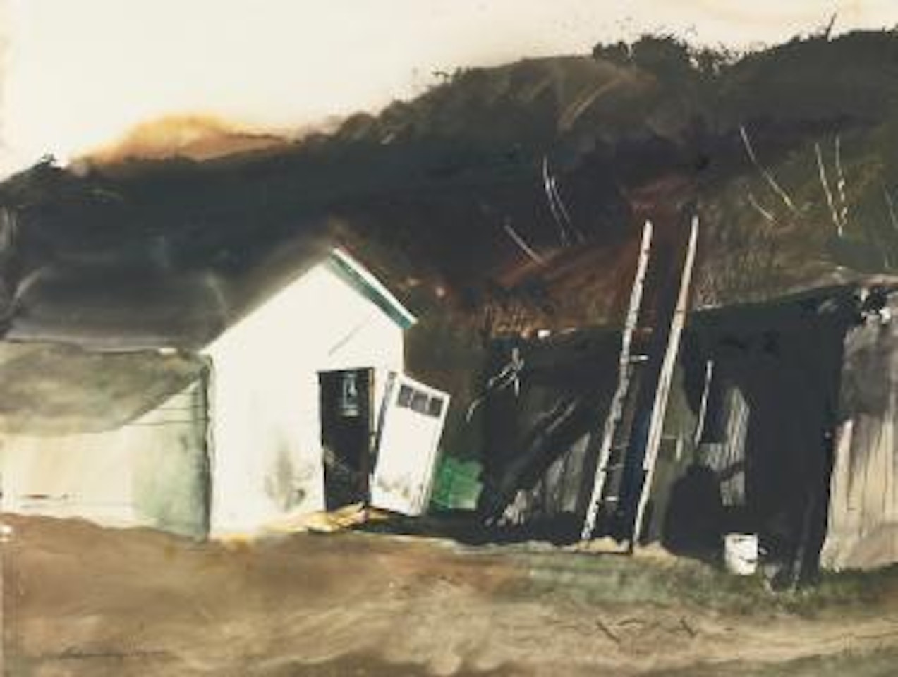 Barn Lamp by Andrew Wyeth