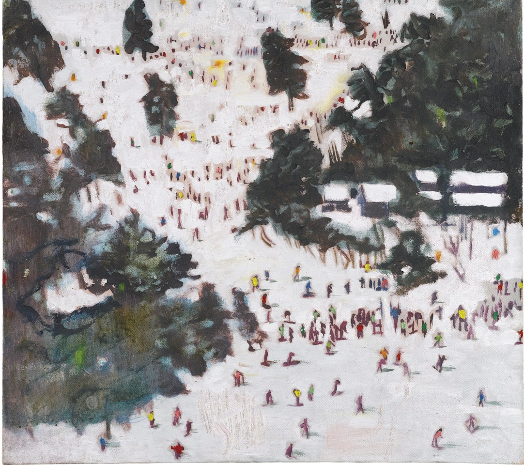 SKI-JACKET by Peter Doig