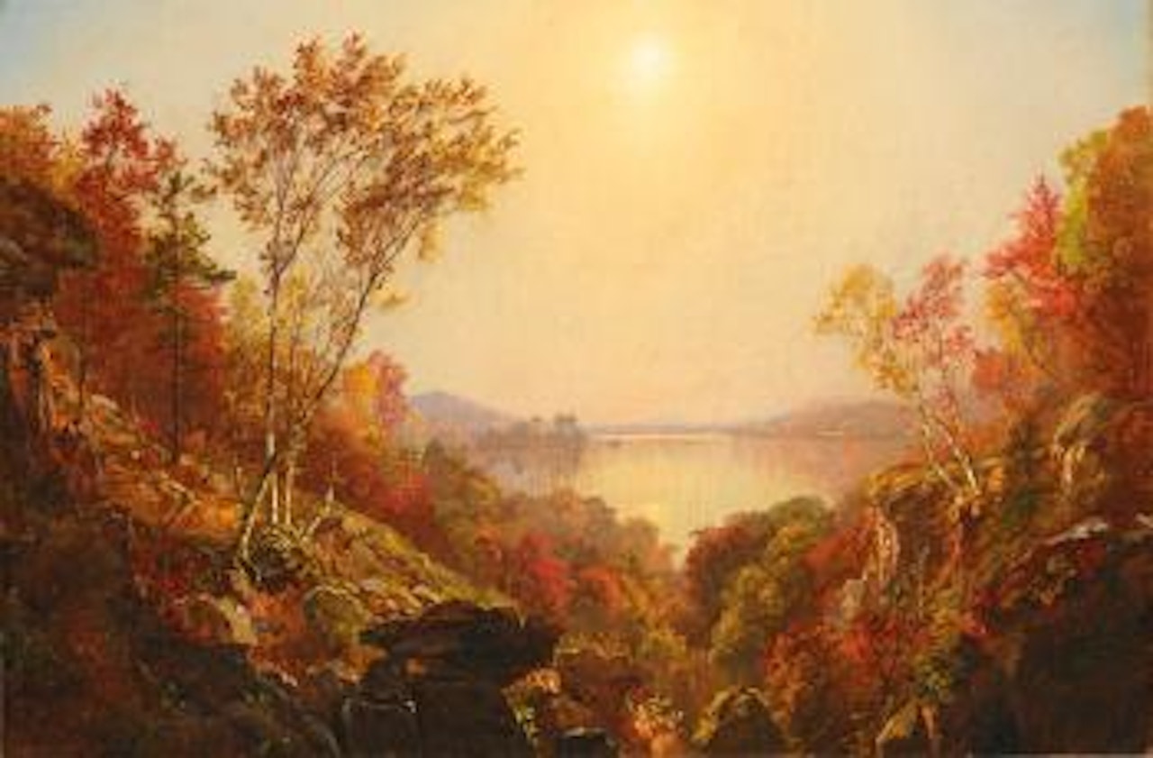 The Greenwood Lake by Jasper Francis Cropsey