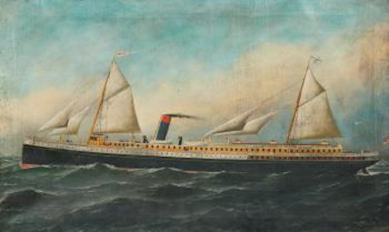 Kansas City, A Screw Steamship by Antonio Jacobsen