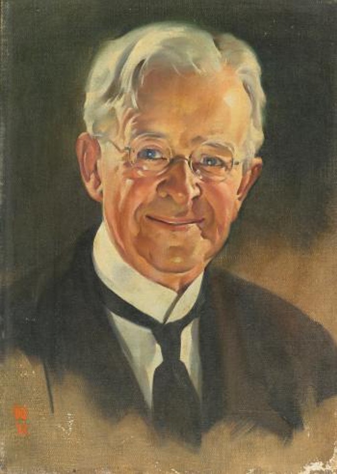 Portrait of An Older Gentleman by Norman Rockwell