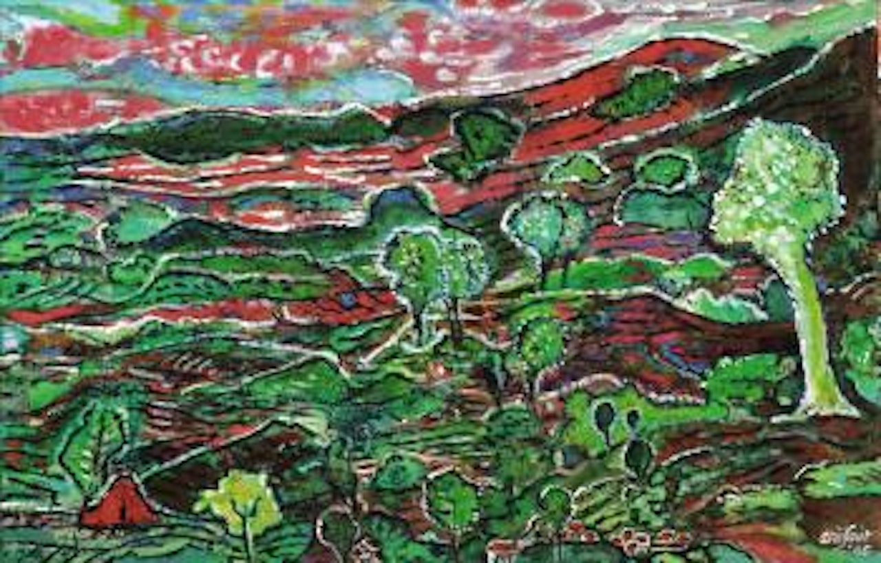Balinese Landscape of Hill Country by Arie Smit