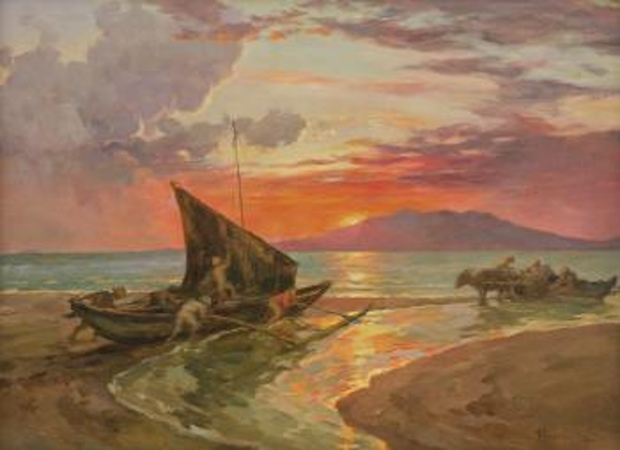 Manila Bay Sunset by Fernando Amorsolo
