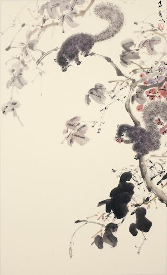 A Pair of Squirrels by Chen Wen Hsi