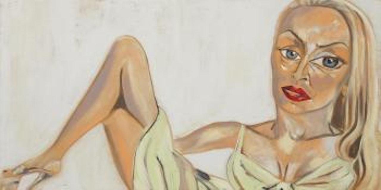 Jerry Hall by Francesco Clemente