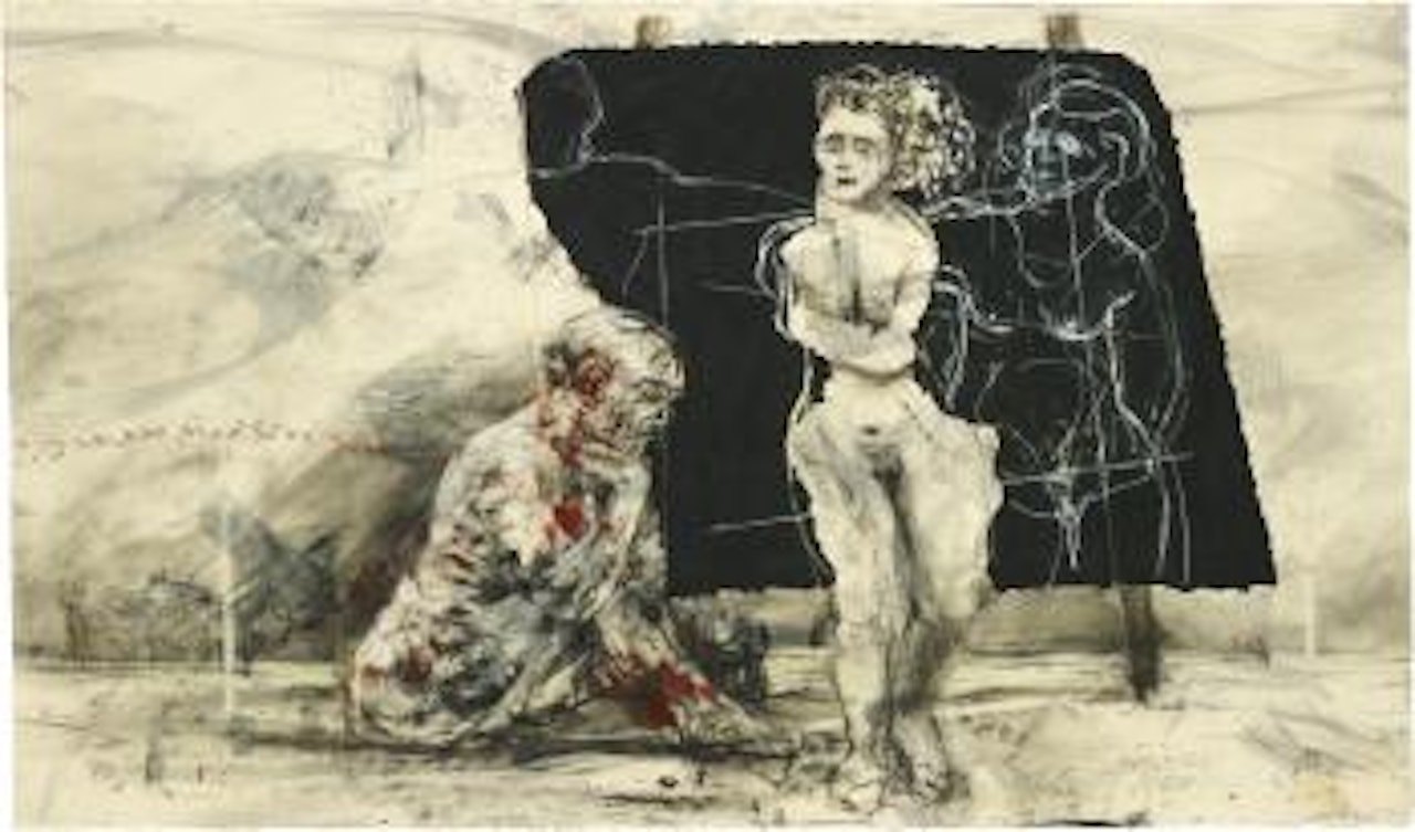 Untitled (from Summer Graffiti Series) by William Kentridge