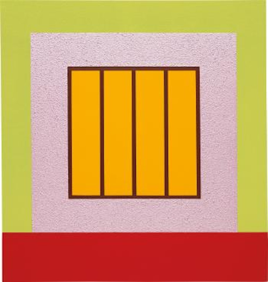 Pink Prison by Peter Halley