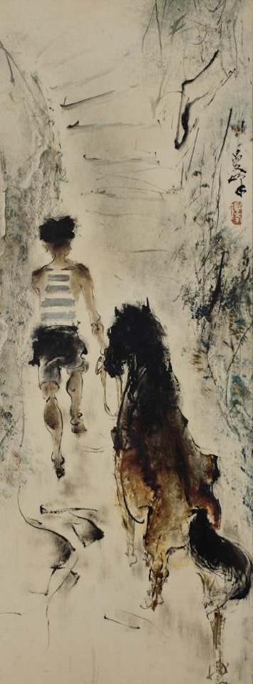Up the Slope by Lee Man Fong