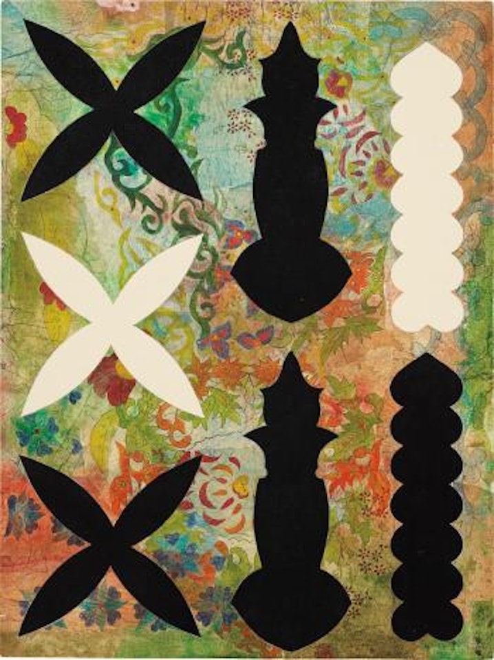 Composition with Ornamental Fragments II by Philip Taaffe