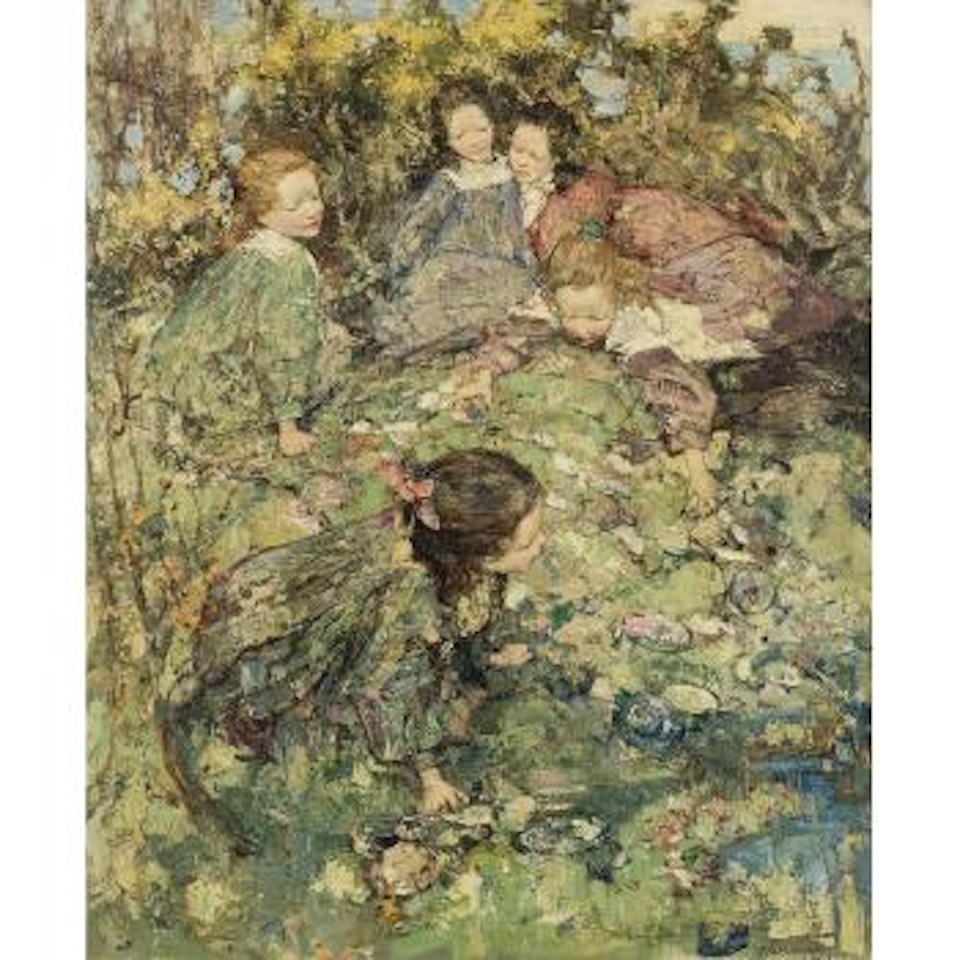 Easter Eggs by Edward Atkinson Hornel