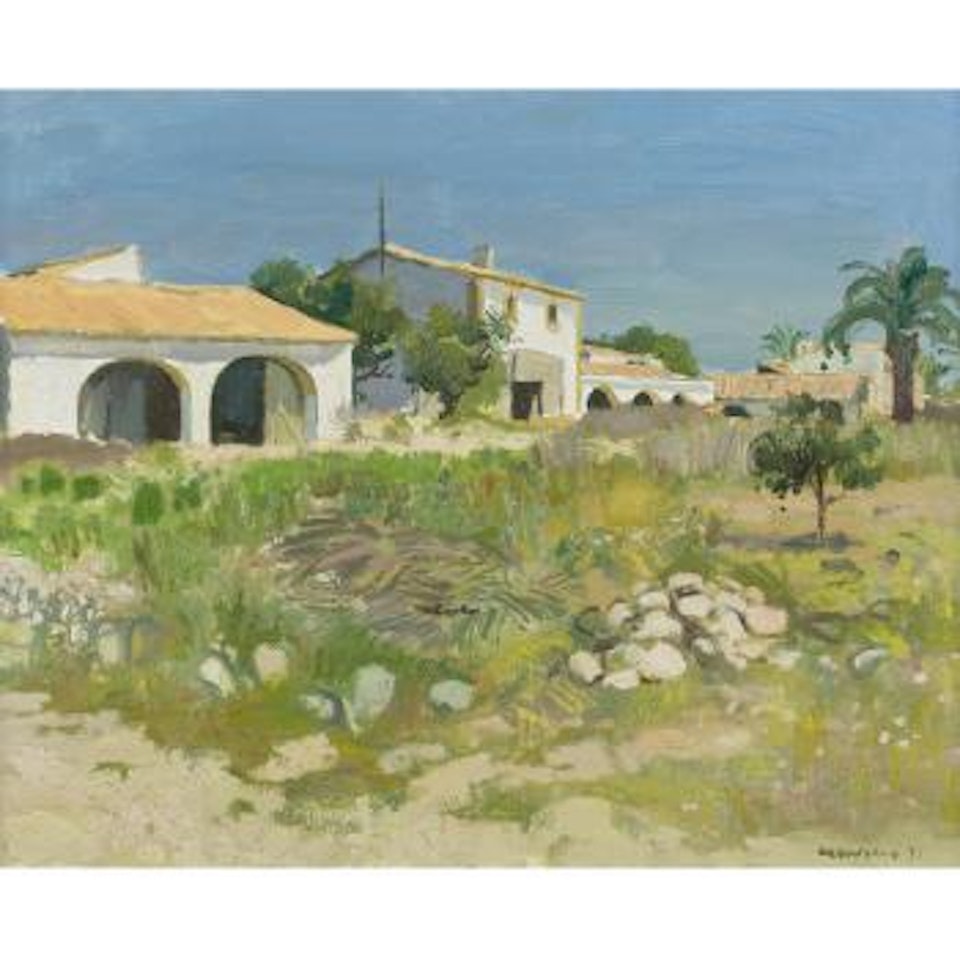 Farmhouse at Rosas by Alberto Morrocco