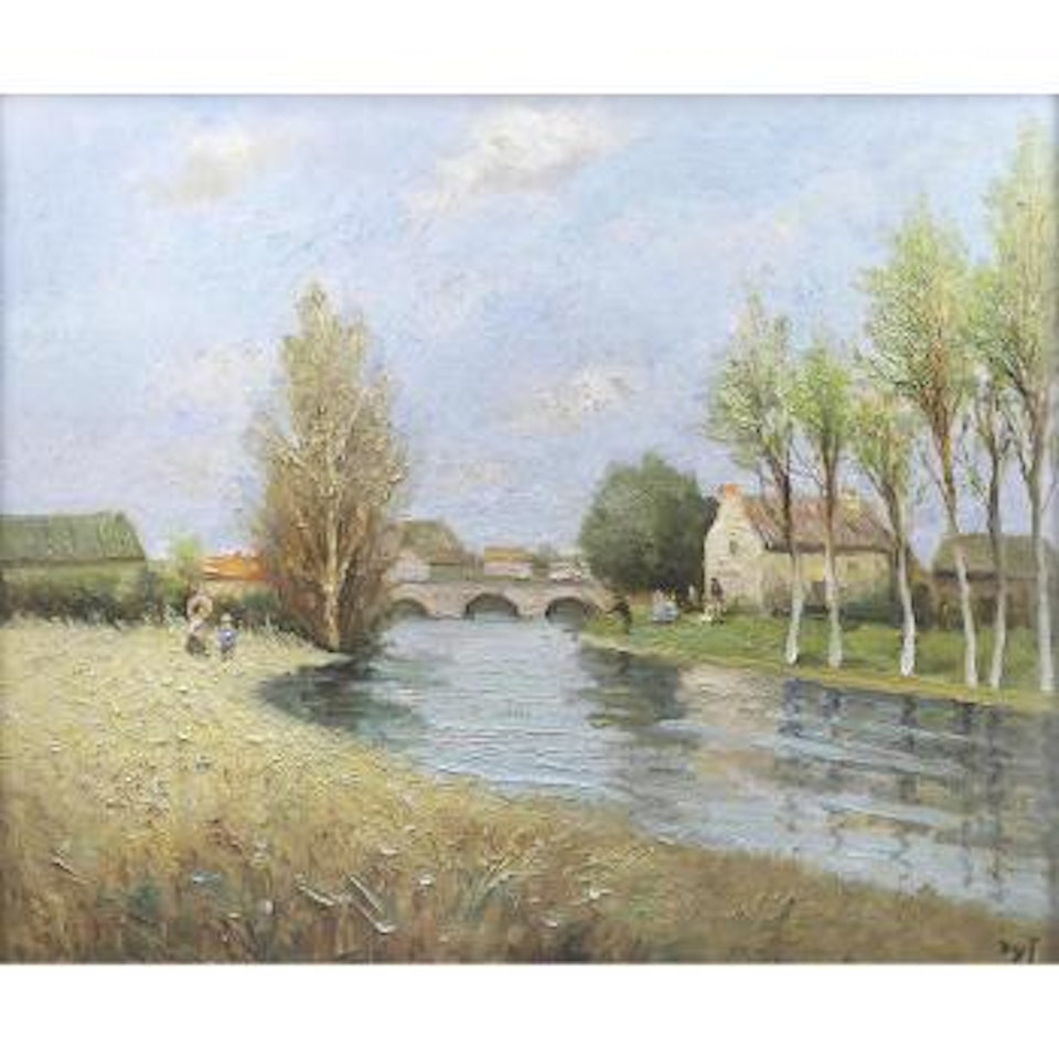 Le Serein à Chablis by Marcel Dyf
