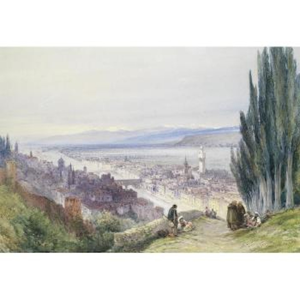 A View of Florence from San Miniato al Monte by William Callow
