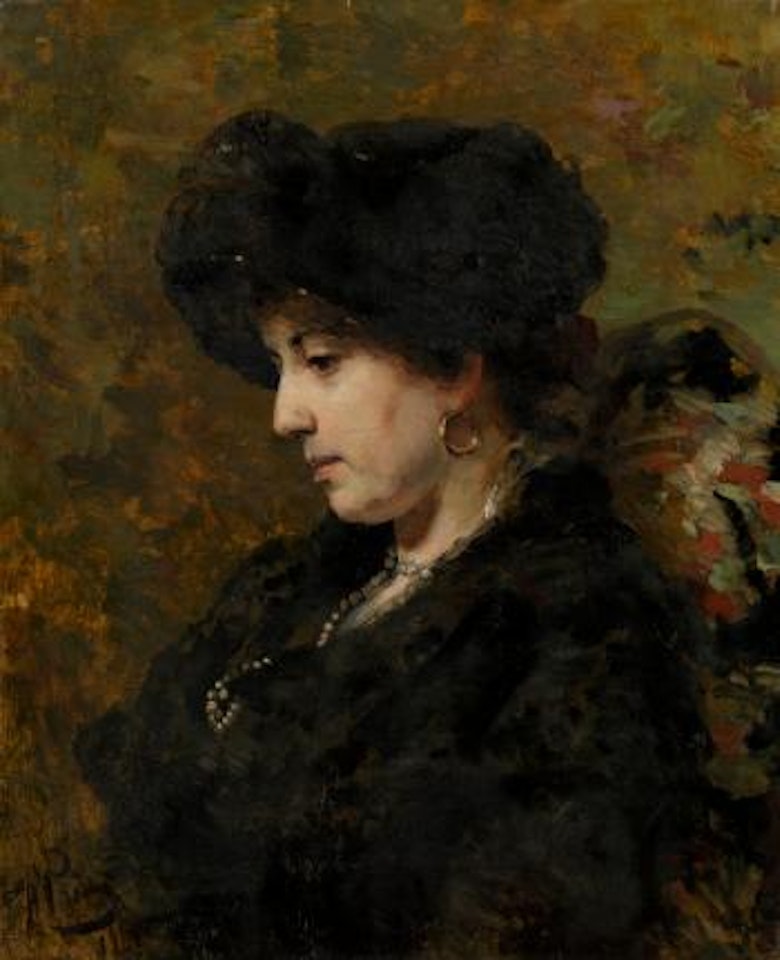 Portrait of Yulia Makovskaya by Ilya Yefimovich Repin