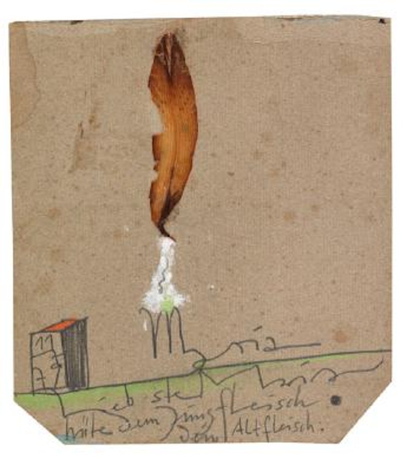 Maria Liebste Maria hüte dem Jungfleisch dem Altfleisch by Horst Janssen