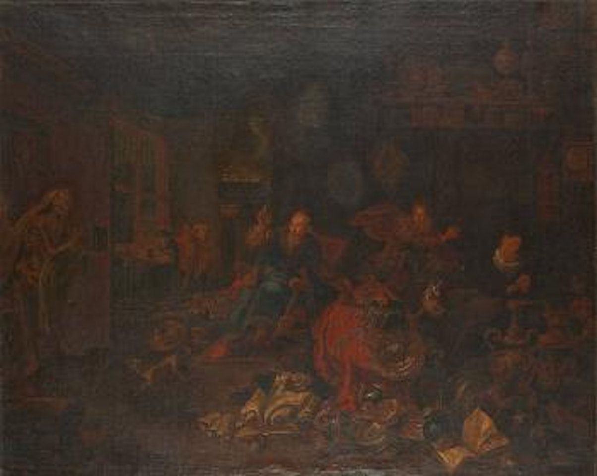 La mort du riche by Flemish School