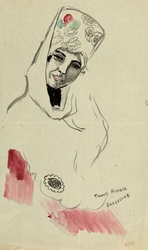 Espagnole à la mantille by Francis Picabia
