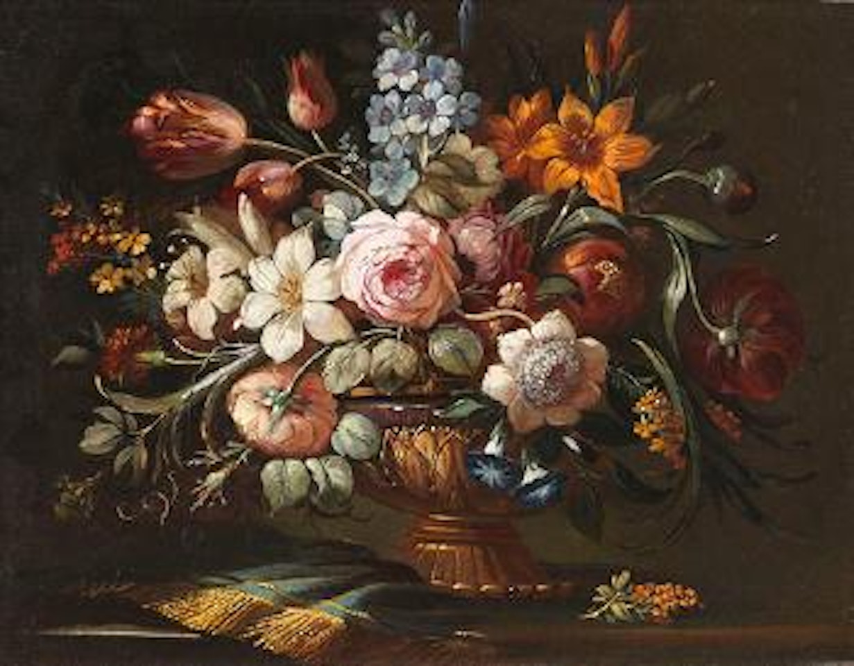 Blumenstillleben in Prunkvase by Pier Francesco Cittadini