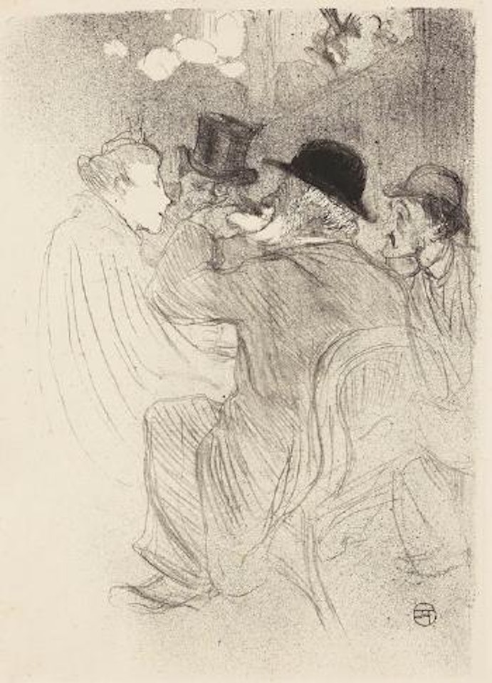 Au Moulin Rouge, un Rude! .. Un Vrai Rude! by Henri de Toulouse-Lautrec