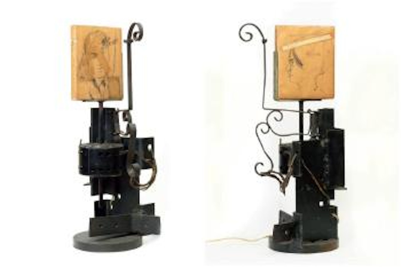 Portraits de Virginia Dwan et Vadim Kondratieff by Larry Rivers by Jean Tinguely