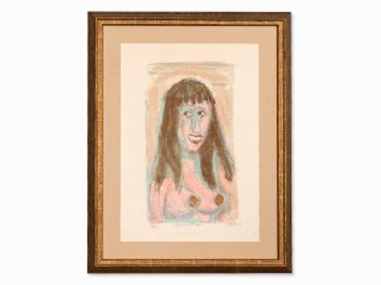 Lachendes Mädchen by Otto Dix