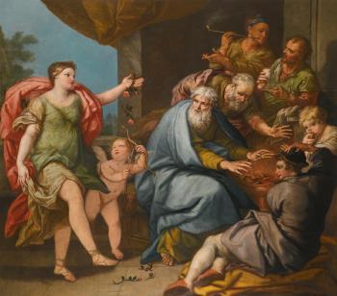 Allegory of Spring and Winter by Roman School