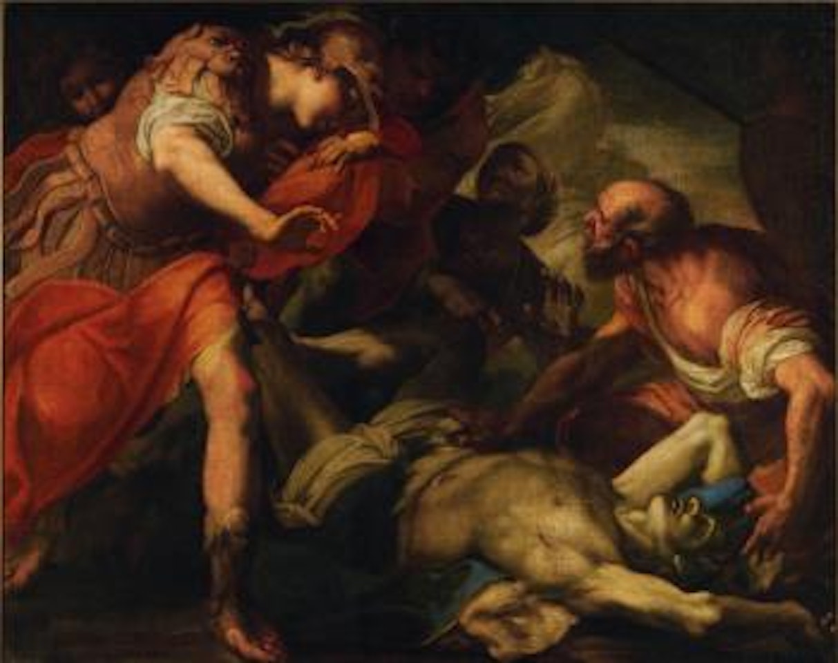 Achilles Lamenting The Death of Patroclus by Venetian School