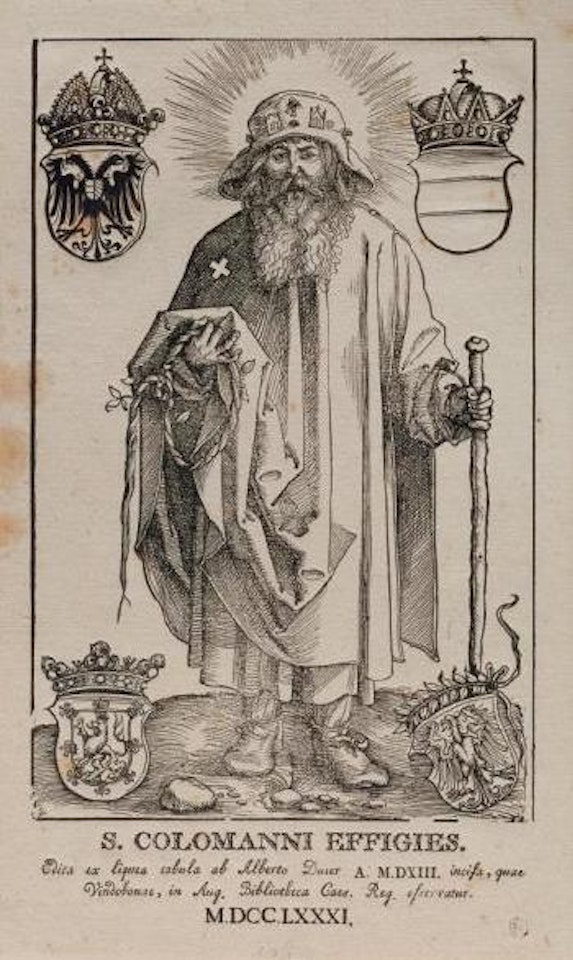 Saint Coloman debout by Albrecht Dürer