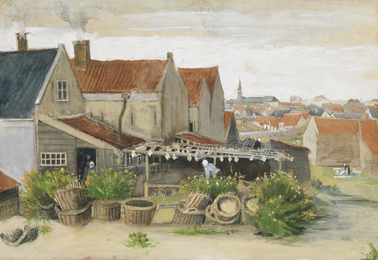 LA DROGUERIE DE LIMANDES, SCHEVENINGEN by Vincent van Gogh