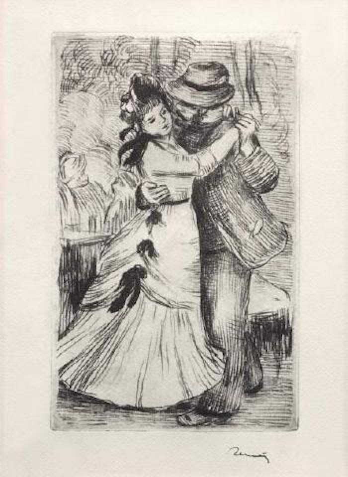 La danse a la campagne by Pierre-Auguste Renoir