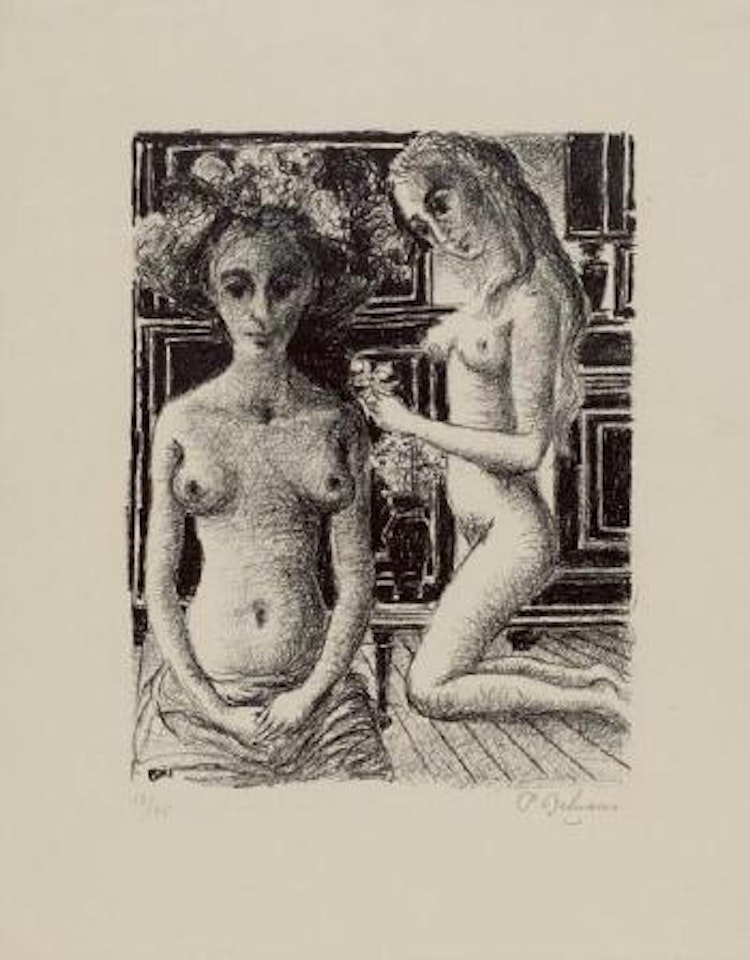 Phryne by Paul Delvaux