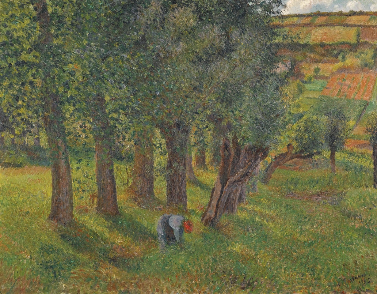 LE CHOU À PONTOISE by Camille Pissarro