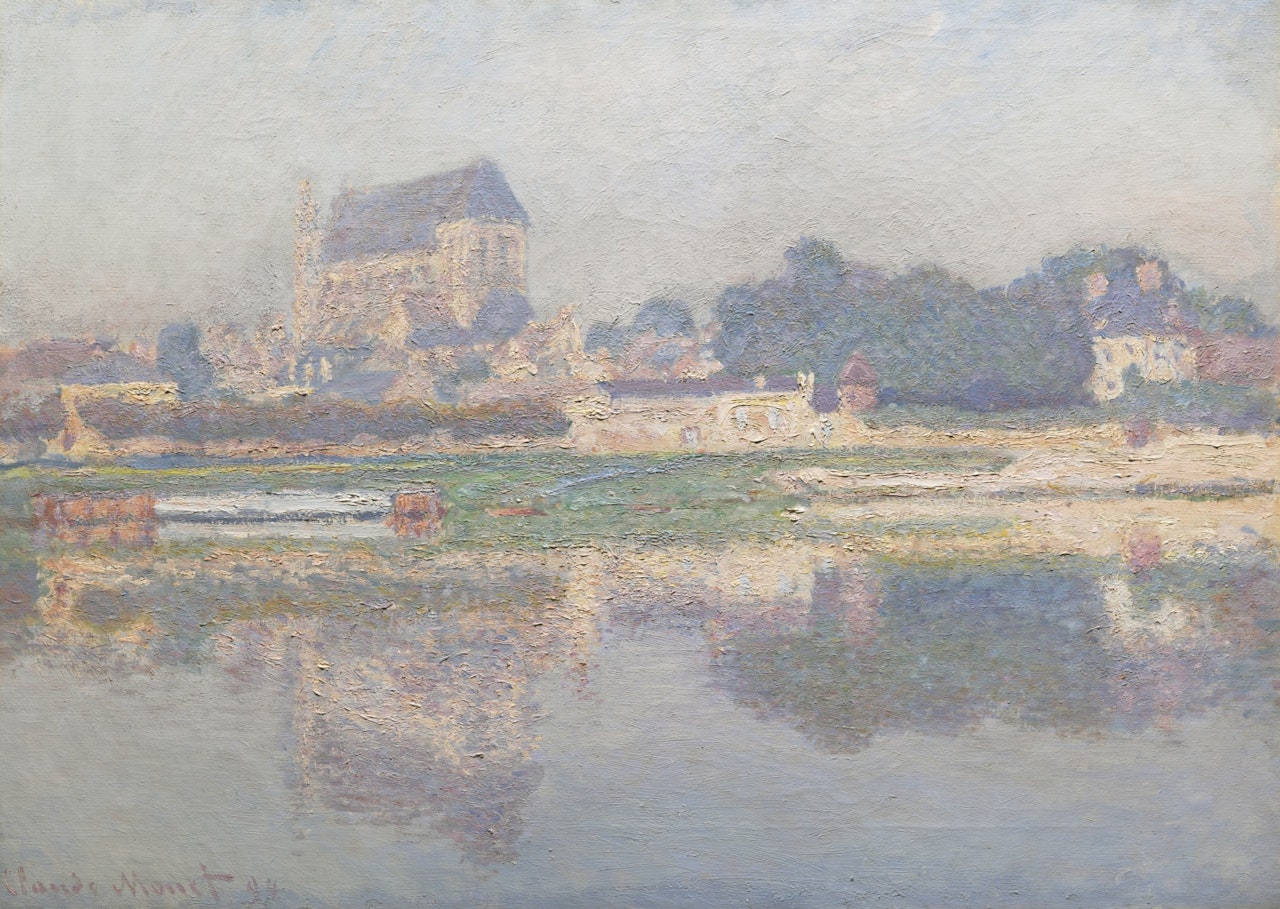 ÉGLISE DE VERNON, SOLEIL by Claude Monet