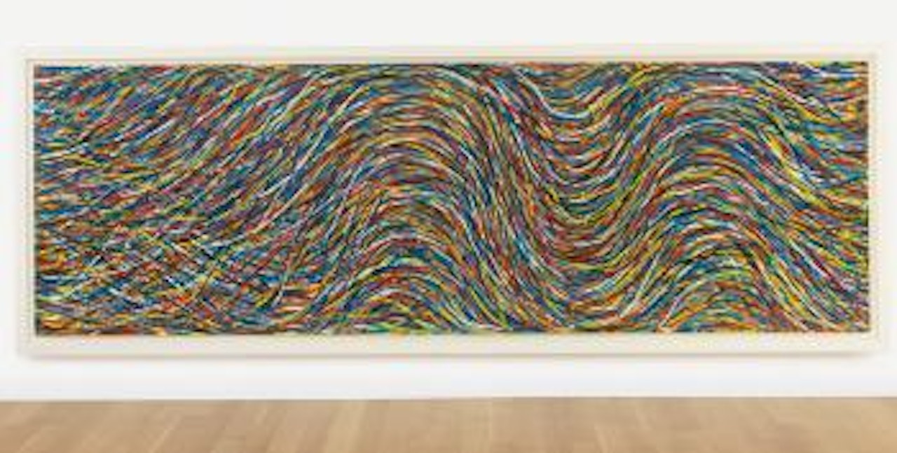 Wavy Brushstroke by Sol LeWitt