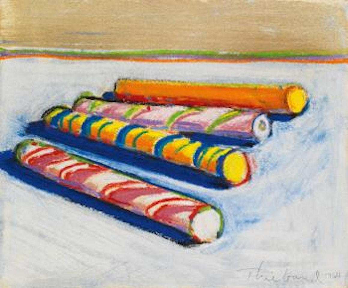 Candy Canes by Wayne Thiebaud