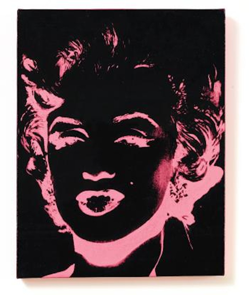 One Pink/Black Marilyn (Reversal Series) by Andy Warhol