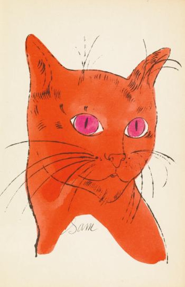 Sam (From 25 Cats named Sam and One Blue Pussy) by Andy Warhol